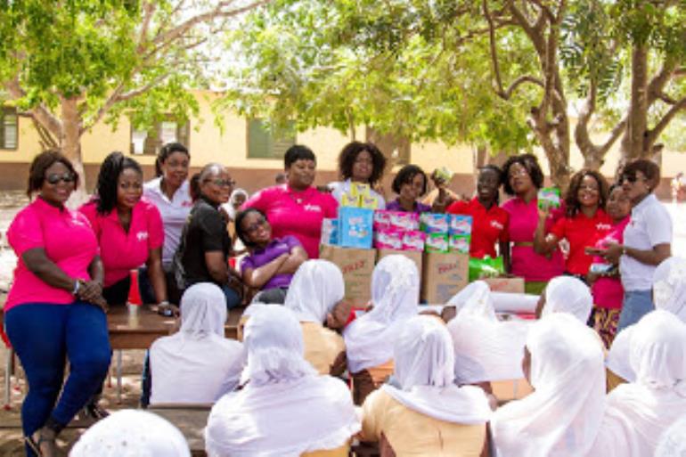 Young African Women’s Summit (YAWS) Spends The International Women’s Day Educating Female JHS Students In Tema