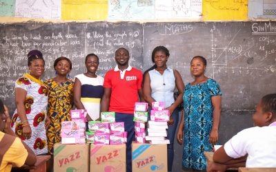 Lexta Ghana Limited spent time with the girls of Unity high JHS in Kotobabi in commemoration of the internal women’s day.