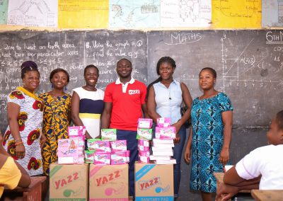 Lexta Ghana Limited donates sanitary pad