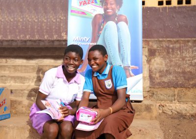 Lexta donates Sanitary pads