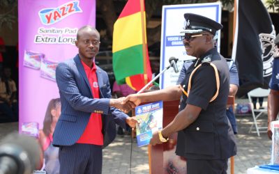 Yazz Supports Accra Regional Police Public Affairs Unit to launch Police Diary Magazine.